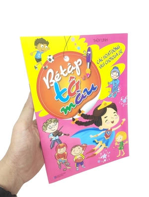 bé tập tô màu - các hoạt động vui chơi của bé (tái bản 2023)