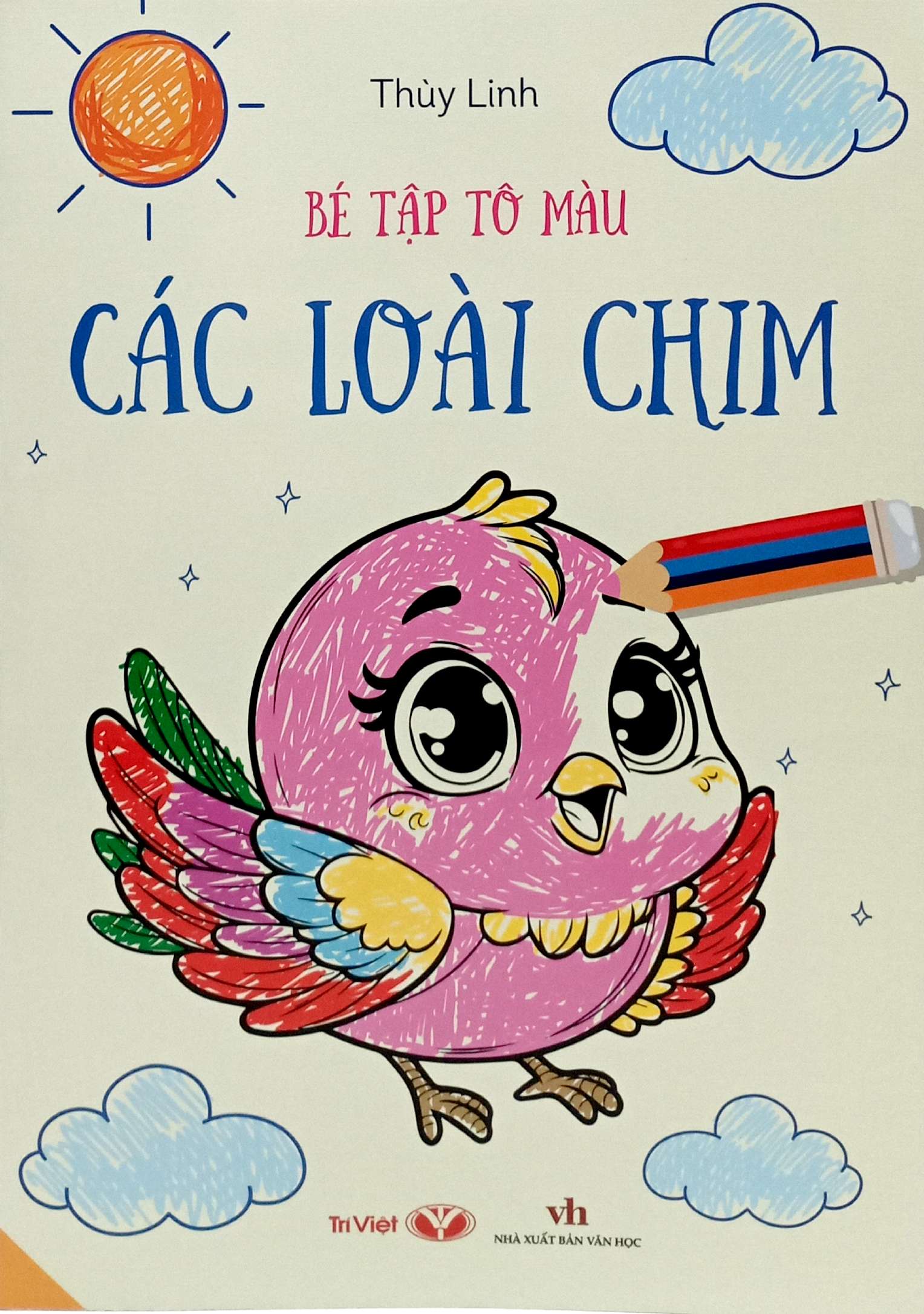 bé tập tô màu - các loài chim