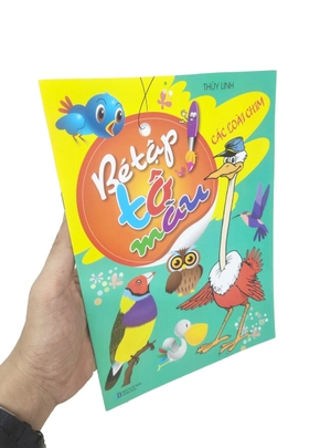 bé tập tô màu - các loài chim (tái bản 2023)