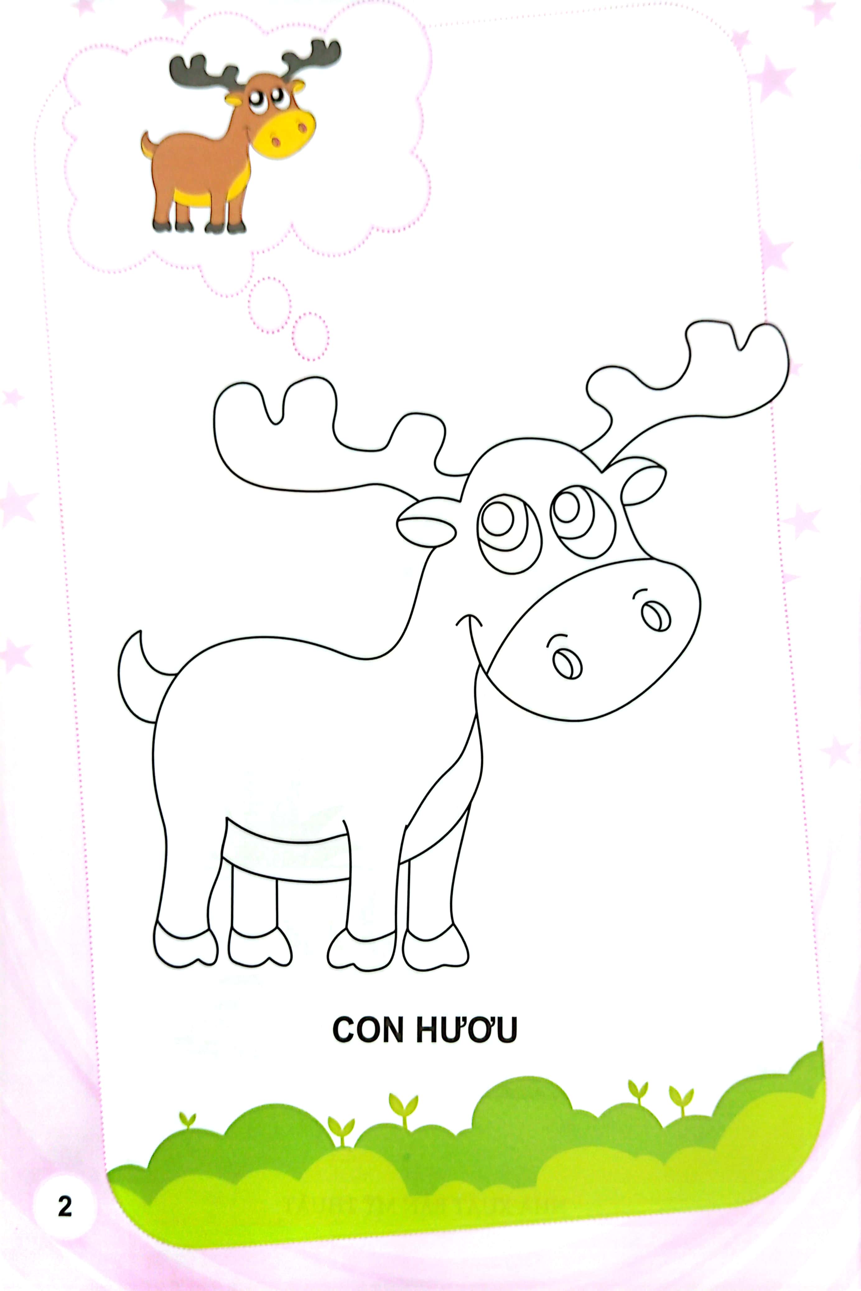 bé tập tô màu - động vật (2022)