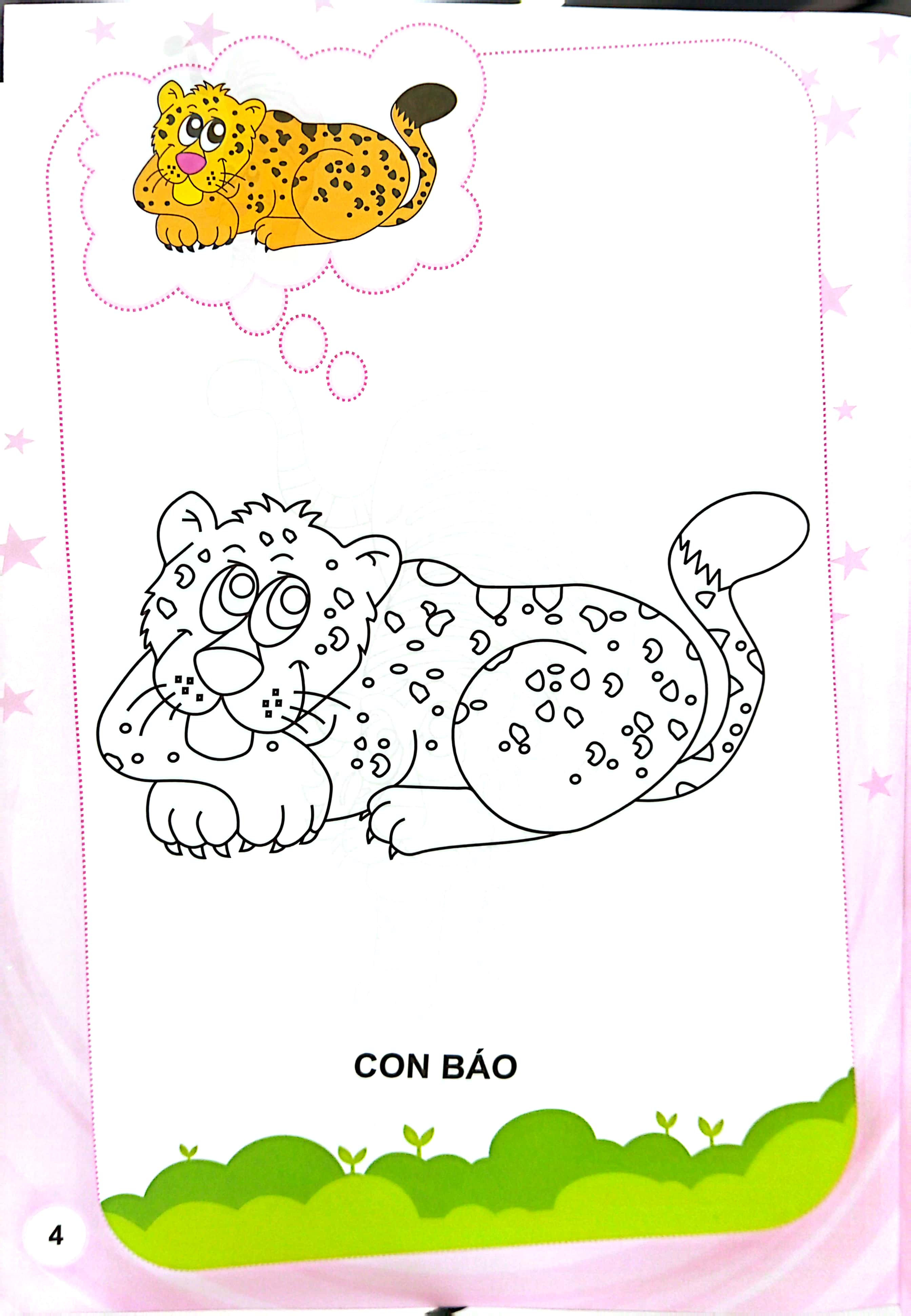 bé tập tô màu - động vật (2022)