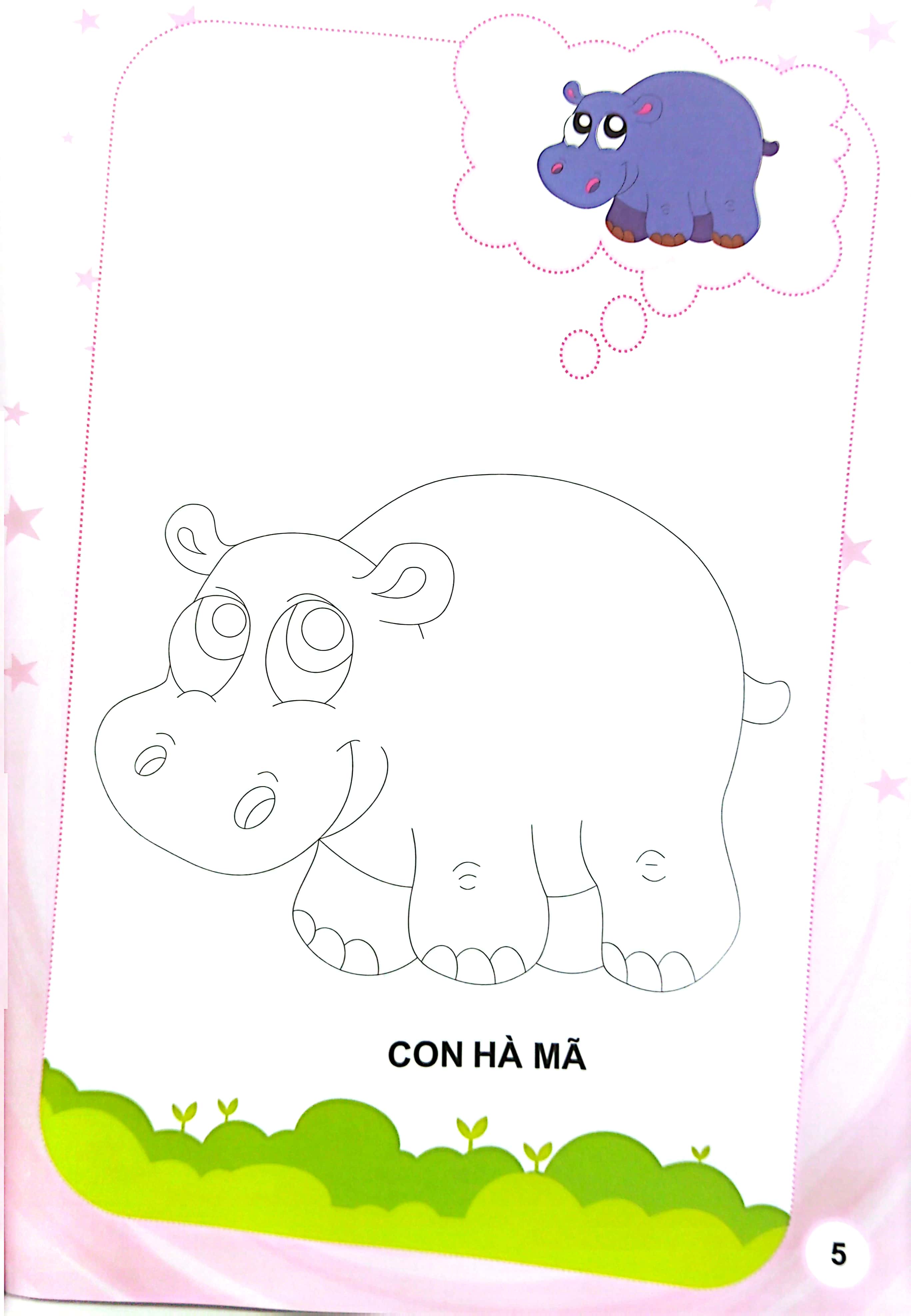 bé tập tô màu - động vật (2022)