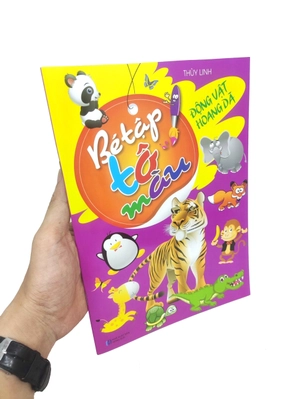 bé tập tô màu - động vật hoang dã (tái bản 2023)