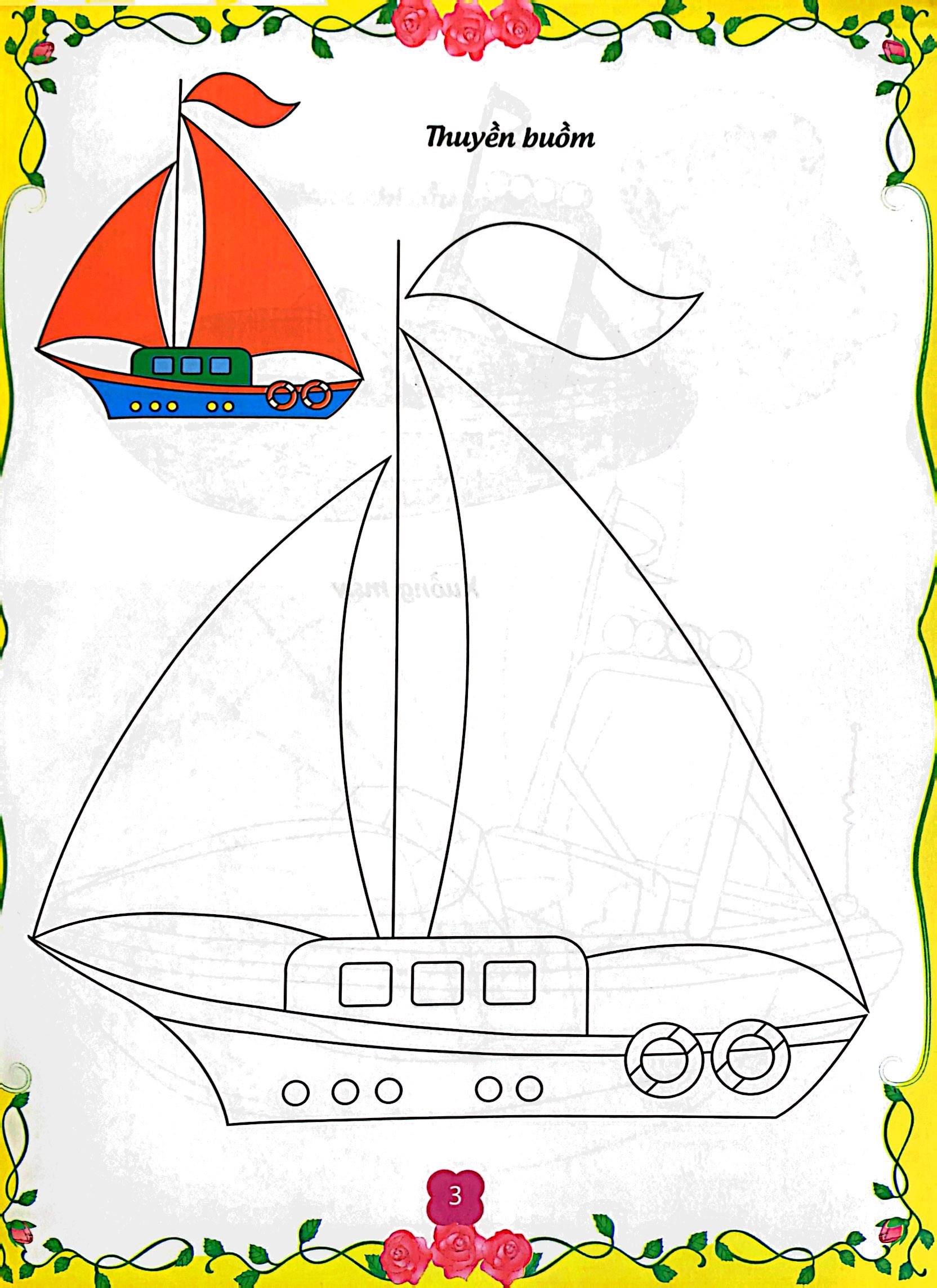 bé tập tô màu - giao thông đường thủy và hàng không (tái bản 2023)