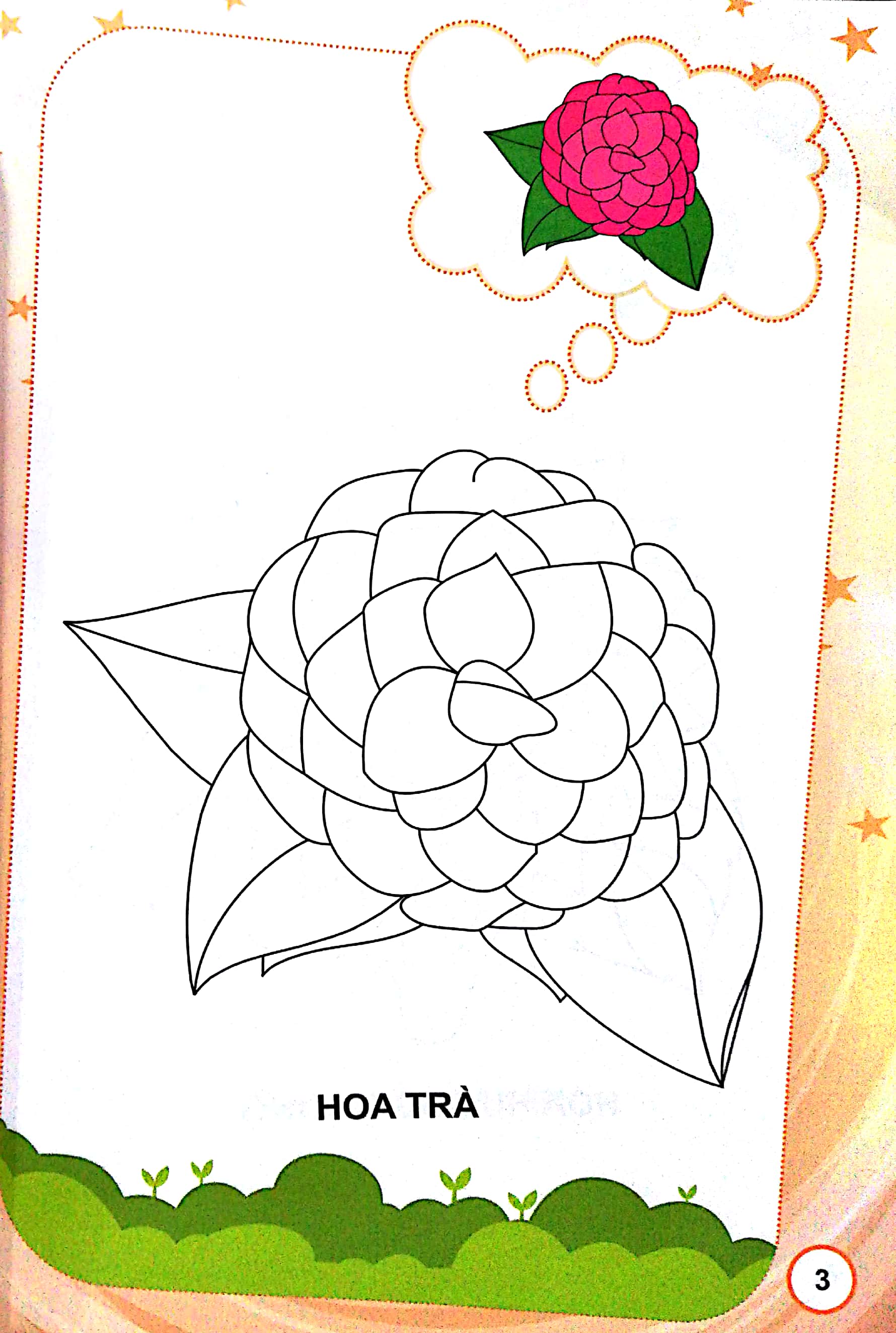 bé tập tô màu - hoa (tái bản 2022)