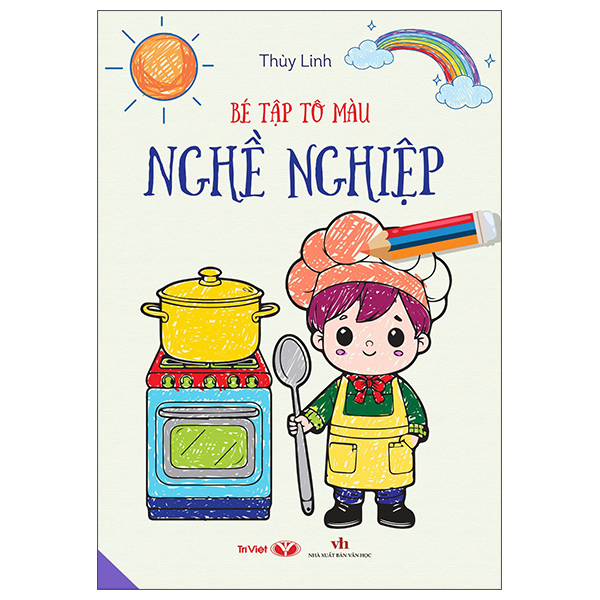 bé tập tô màu - nghề nghiệp