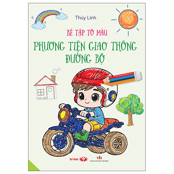 bé tập tô màu - phương tiện giao thông đường bộ