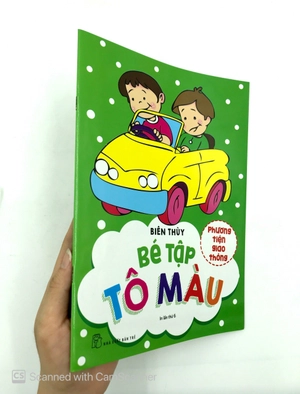bé tập tô màu - phương tiện giao thông (tái bản 2019)