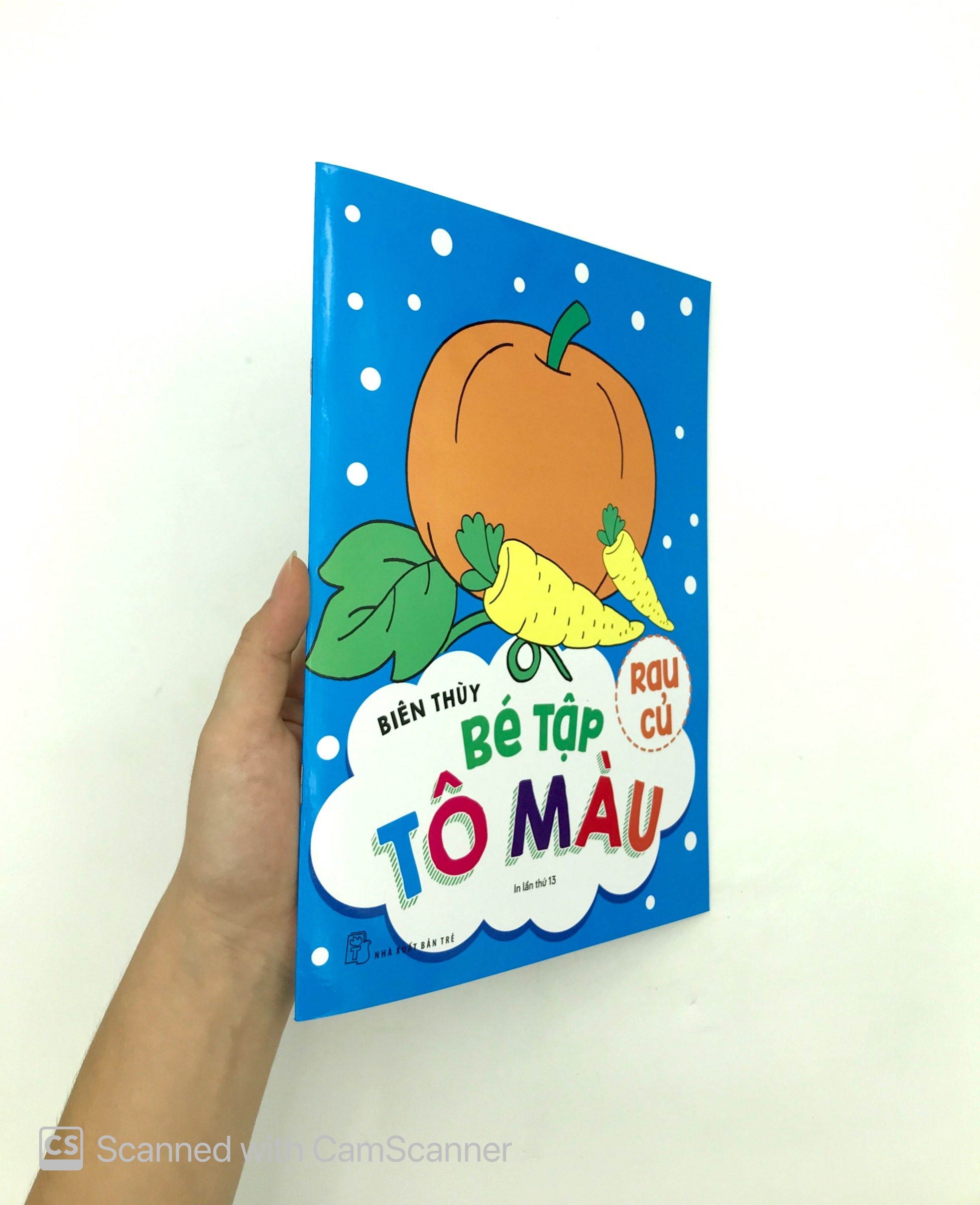 bé tập tô màu - rau củ (tái bản 2019)
