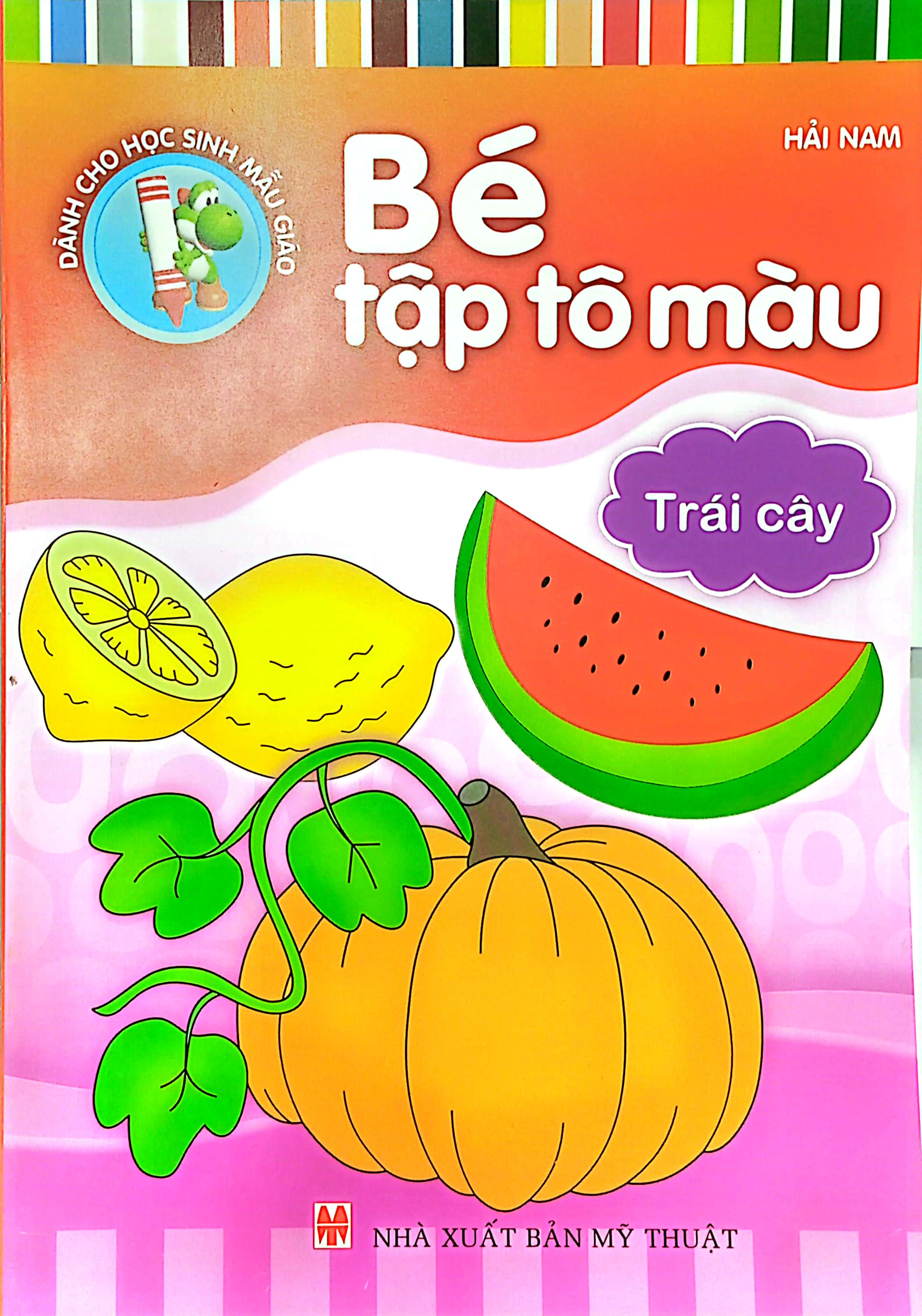bé tập tô màu - trái cây (tái bản)