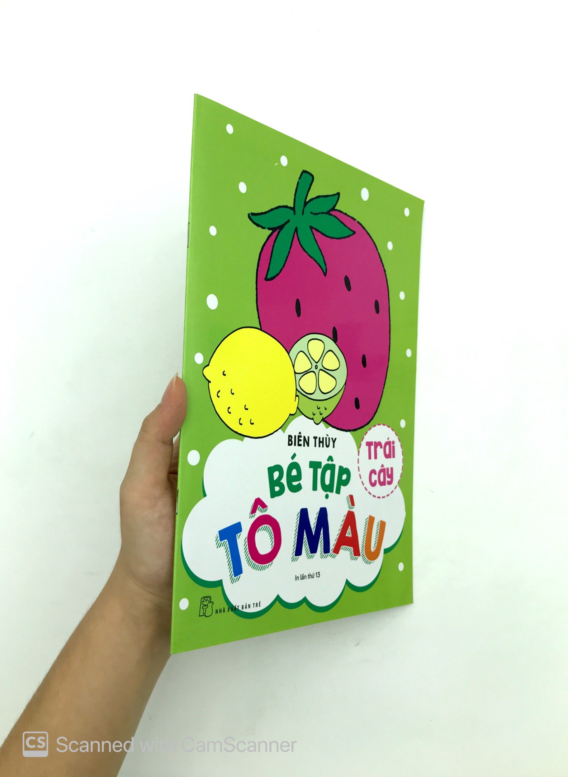 bé tập tô màu - trái cây (tái bản 2019)