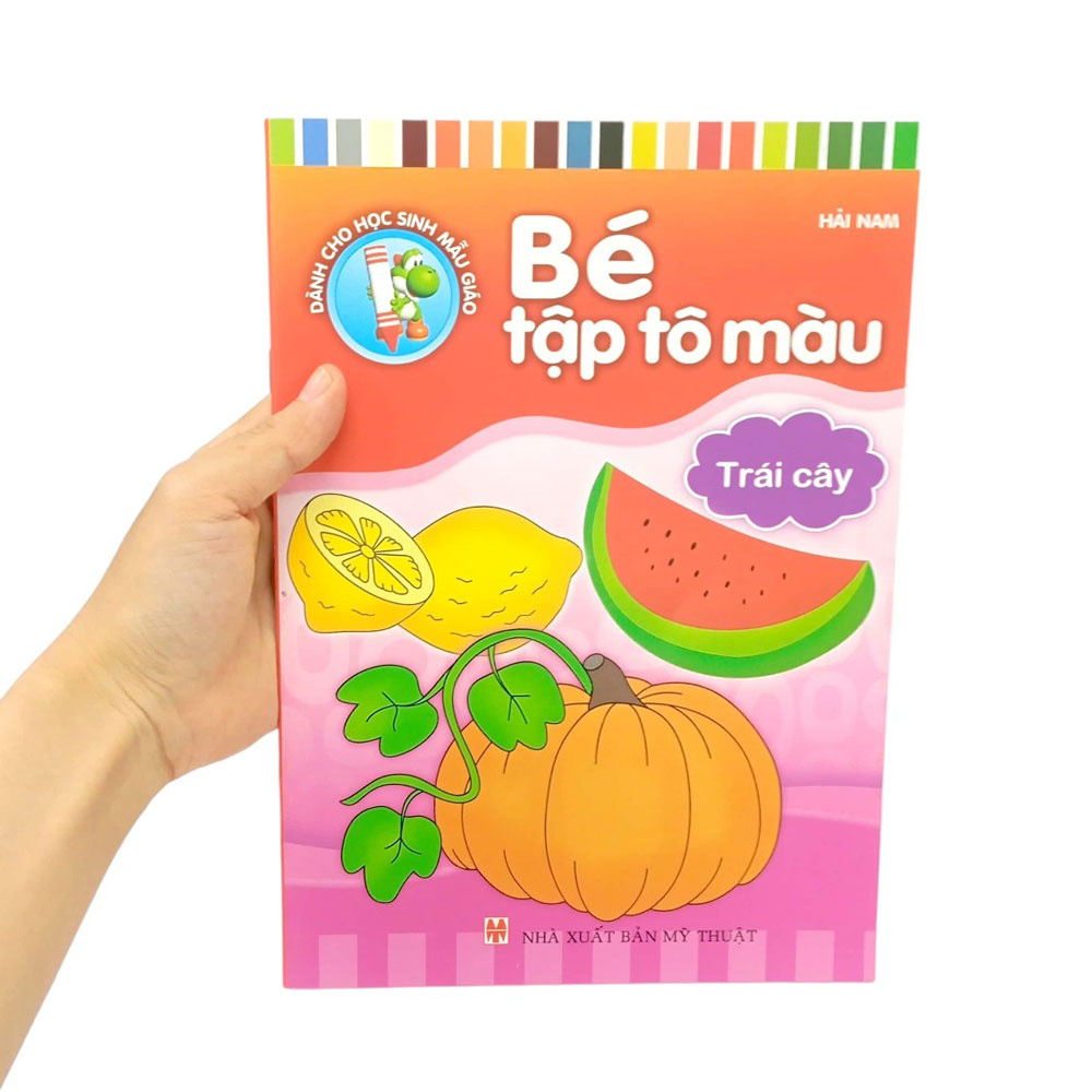 bé tập tô màu - trái cây (tái bản)