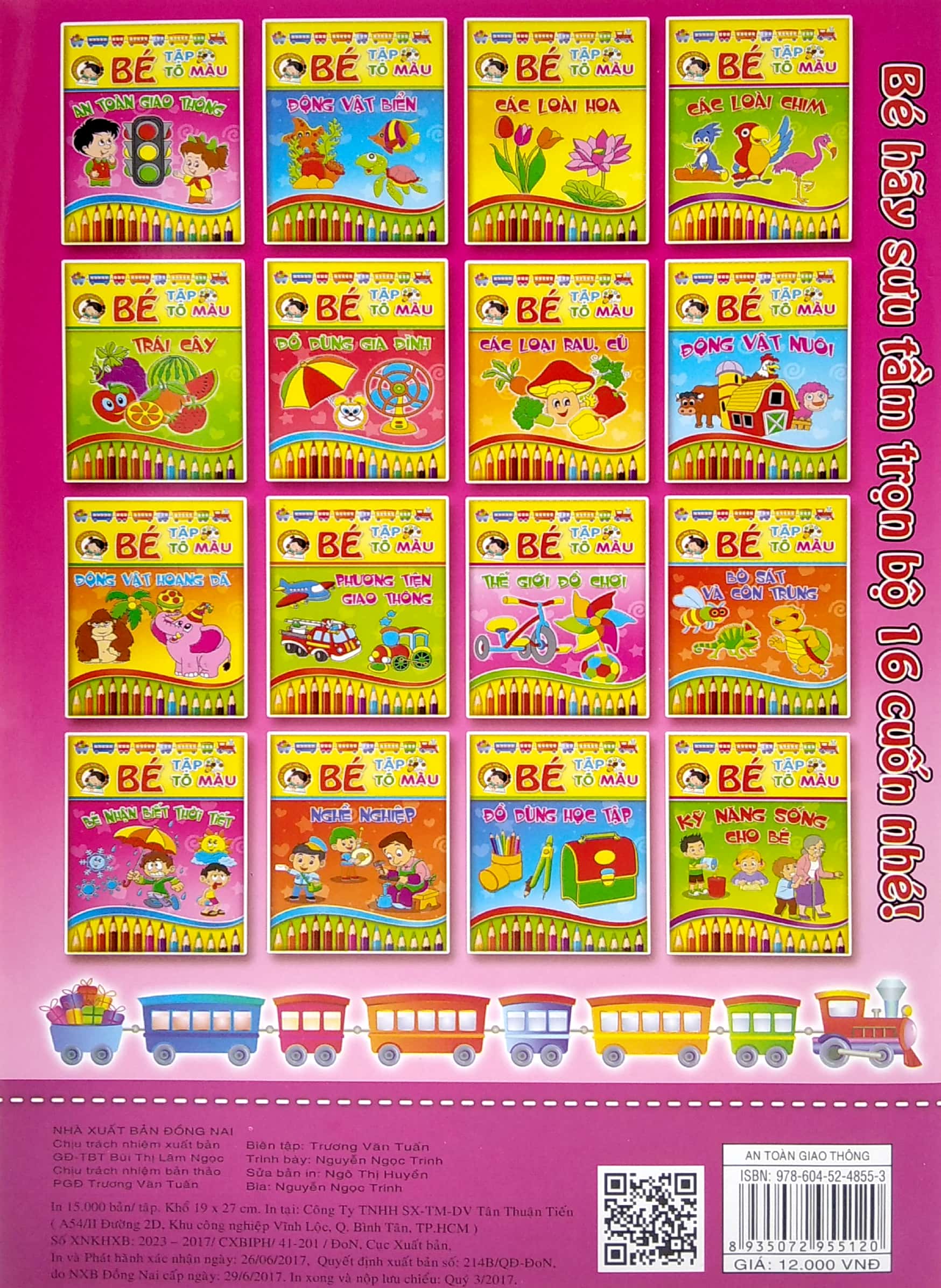 bé tập tô màu và học tiếng anh theo chủ đề - an toàn giao thông