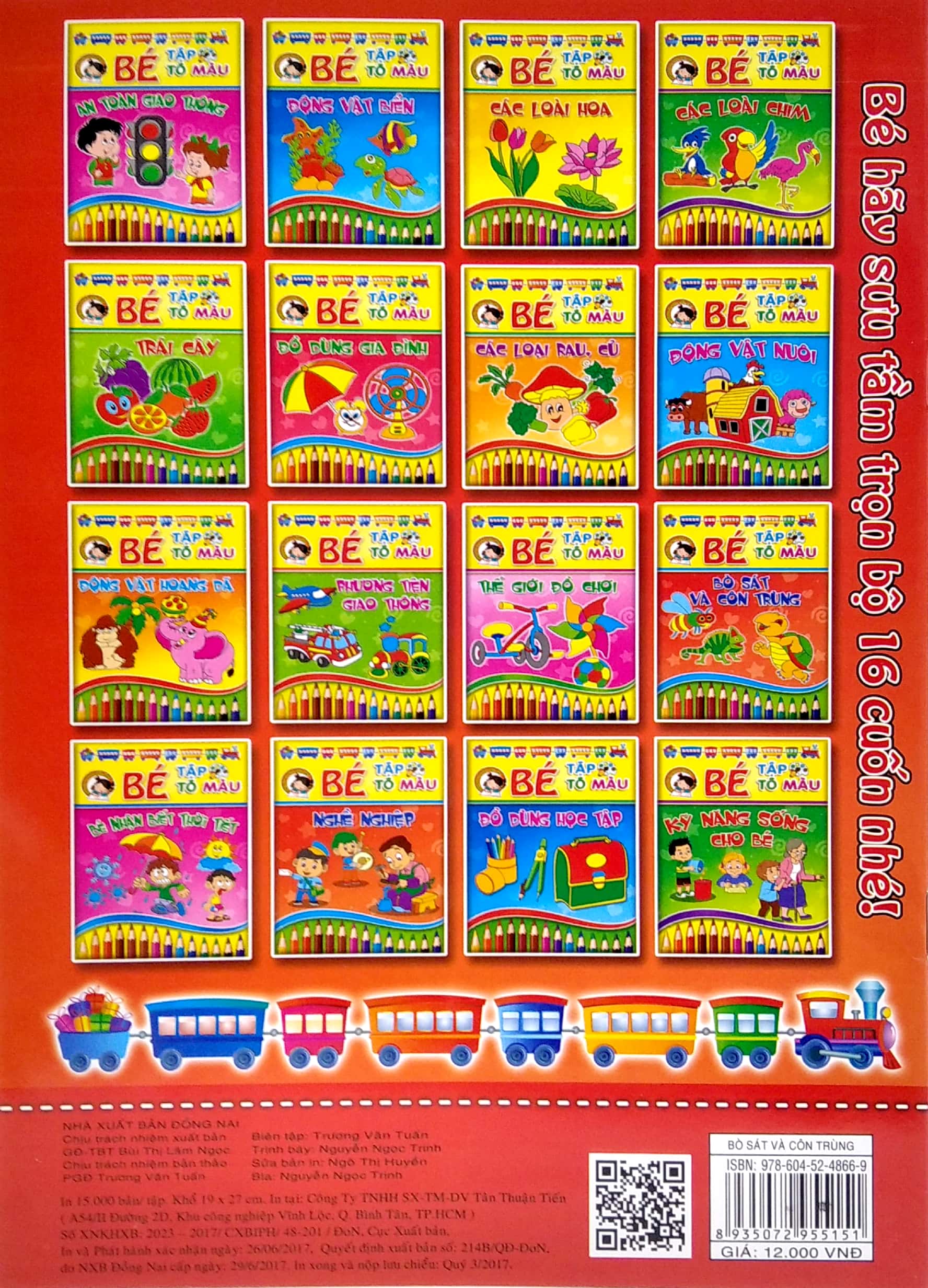 bé tập tô màu và học tiếng anh theo chủ đề - bò sát và côn trùng