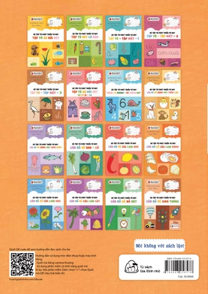 bé tập tô phát triển tư duy - câu đố về các loại bánh