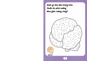 bé tập tô phát triển tư duy - câu đố về các loại bánh