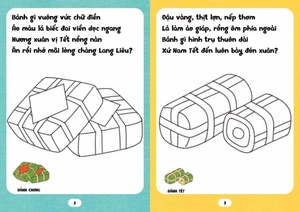 bé tập tô phát triển tư duy - câu đố về các loại bánh