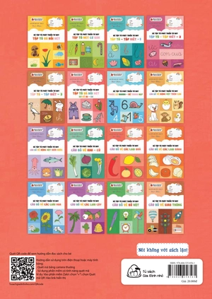 bé tập tô phát triển tư duy - câu đố về các loại quả