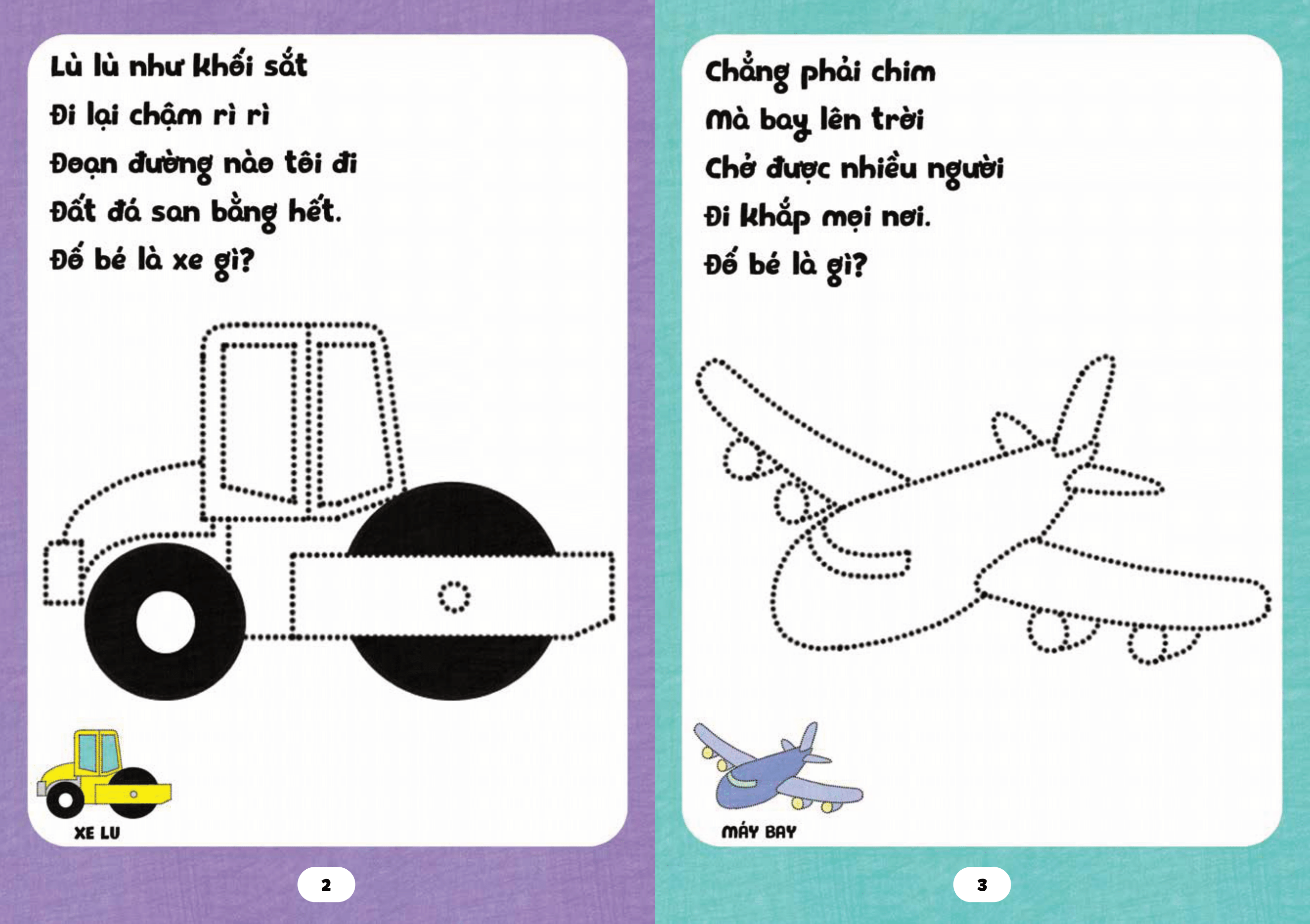 bé tập tô phát triển tư duy - câu đố về giao thông