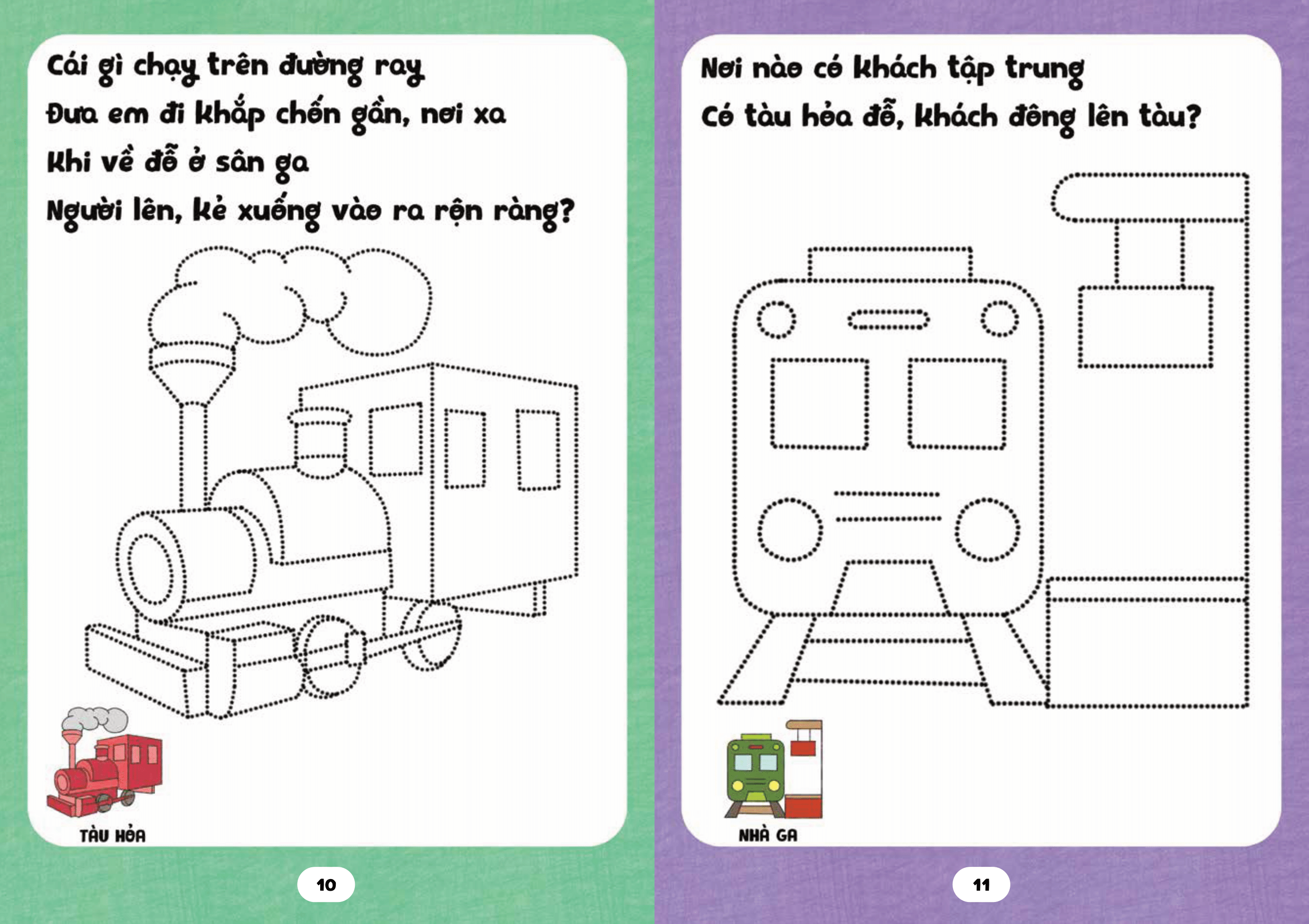 bé tập tô phát triển tư duy - câu đố về giao thông