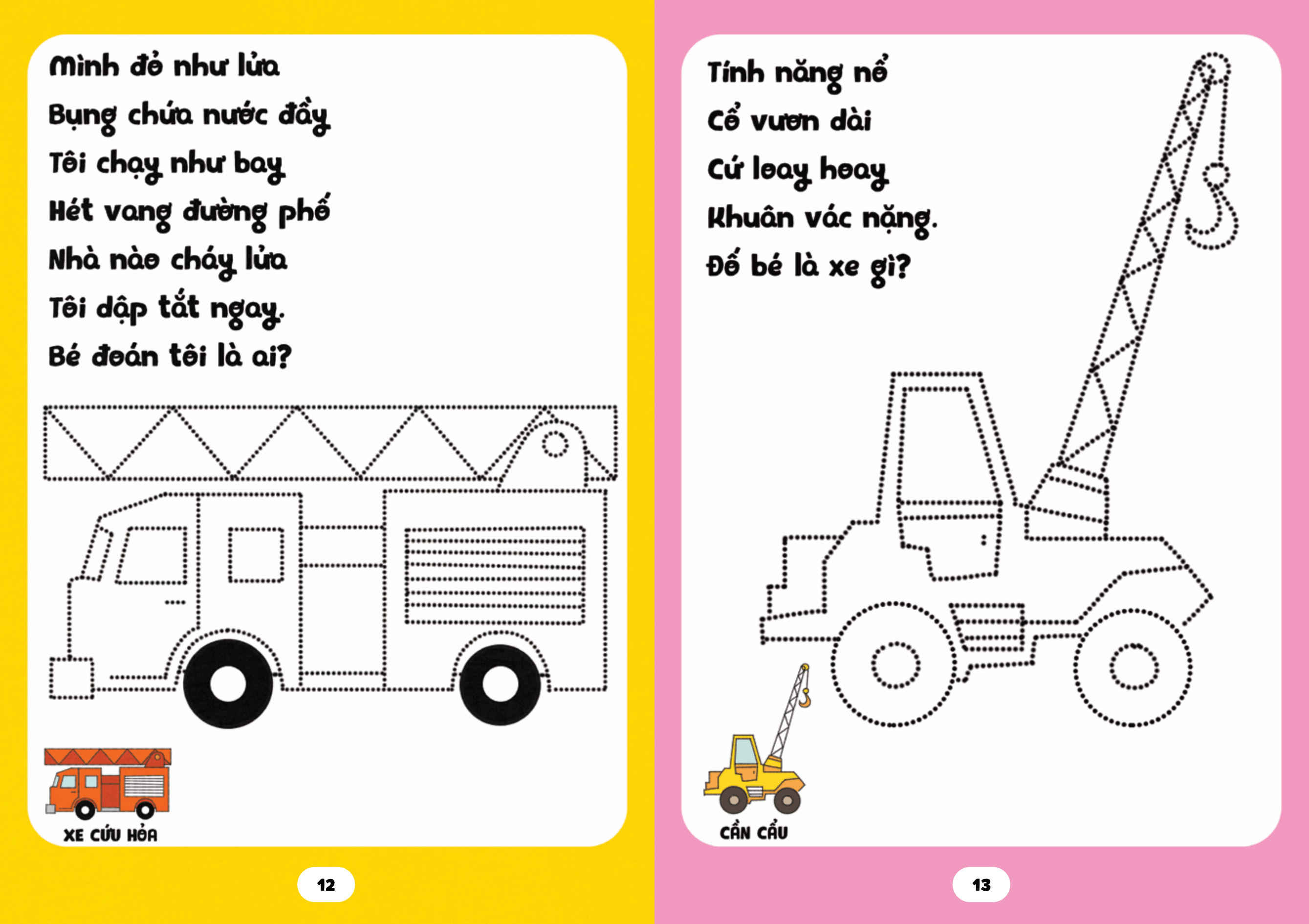 bé tập tô phát triển tư duy - câu đố về giao thông