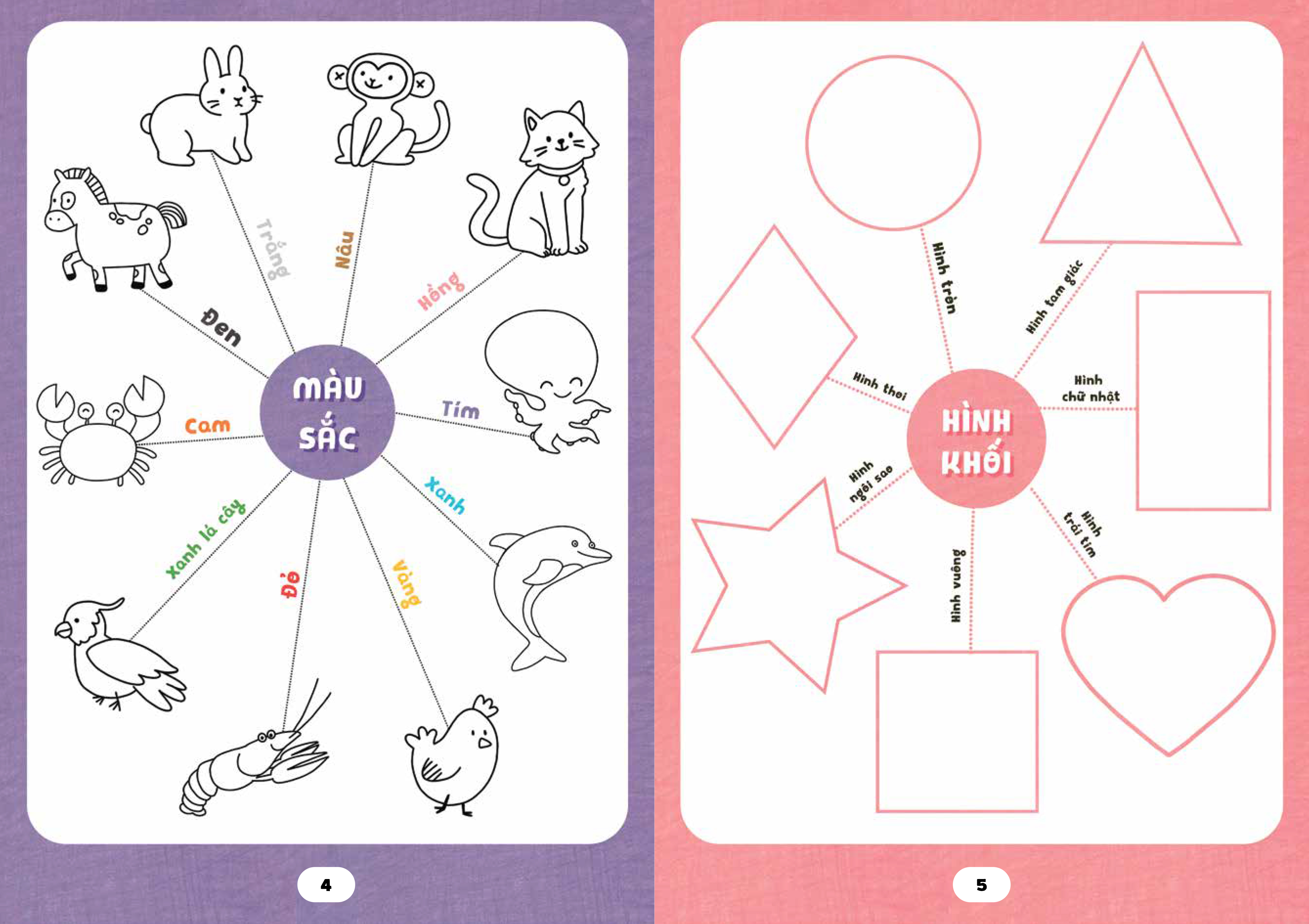 bé tập tô phát triển tư duy - tập tô và nối nét - sơ đồ iq - eq