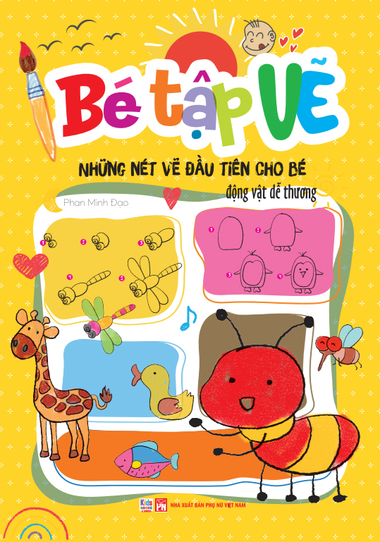 Be Tap Ve - Nhung Net Ve Dau Tien Cho Be - Dong Vat De Thuong