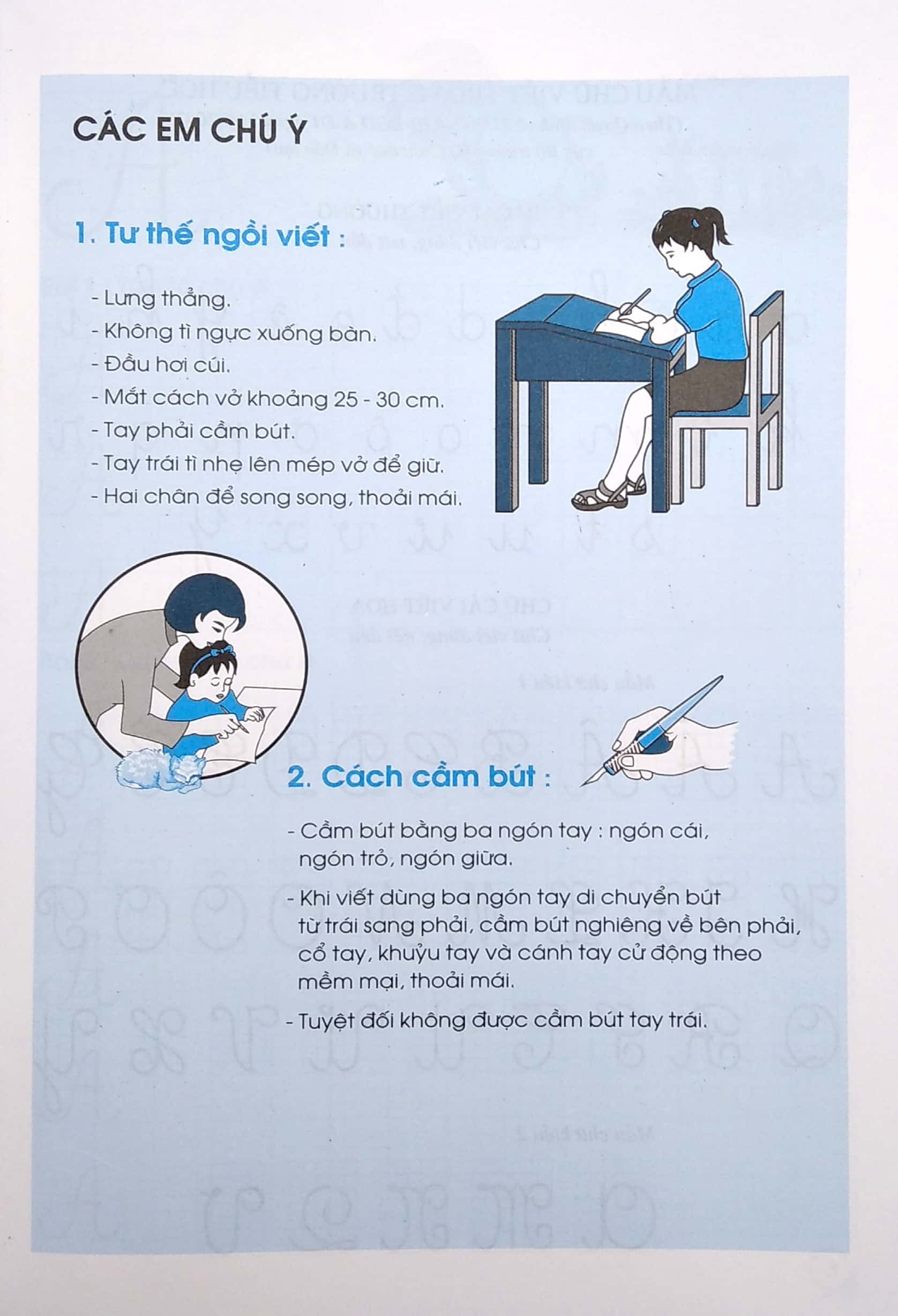 bé tập viết chữ - bé làm quen chữ hoa