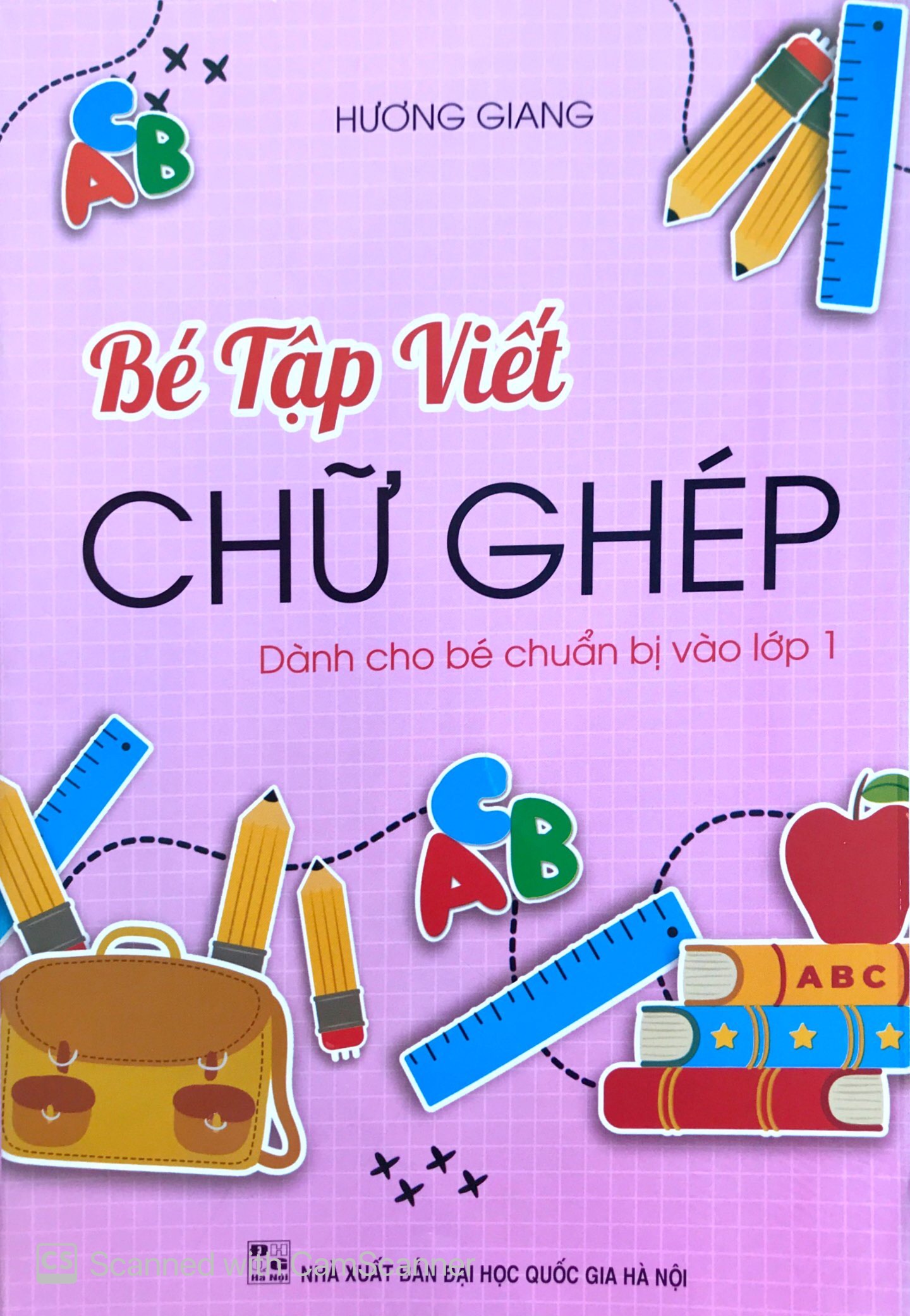 bé tập viết chữ ghép