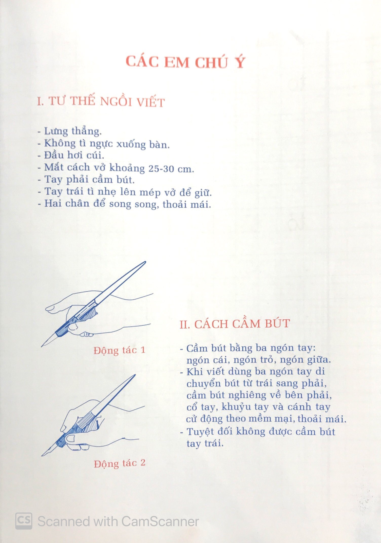 bé tập viết chữ ghép