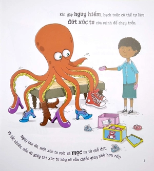 bé thỏa sức tưởng tượng - nếu...bạch tuộc leo lên tòa nhà chọc trời