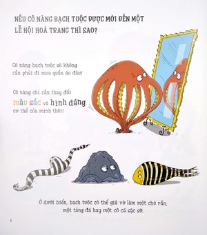 bé thỏa sức tưởng tượng - nếu...bạch tuộc leo lên tòa nhà chọc trời