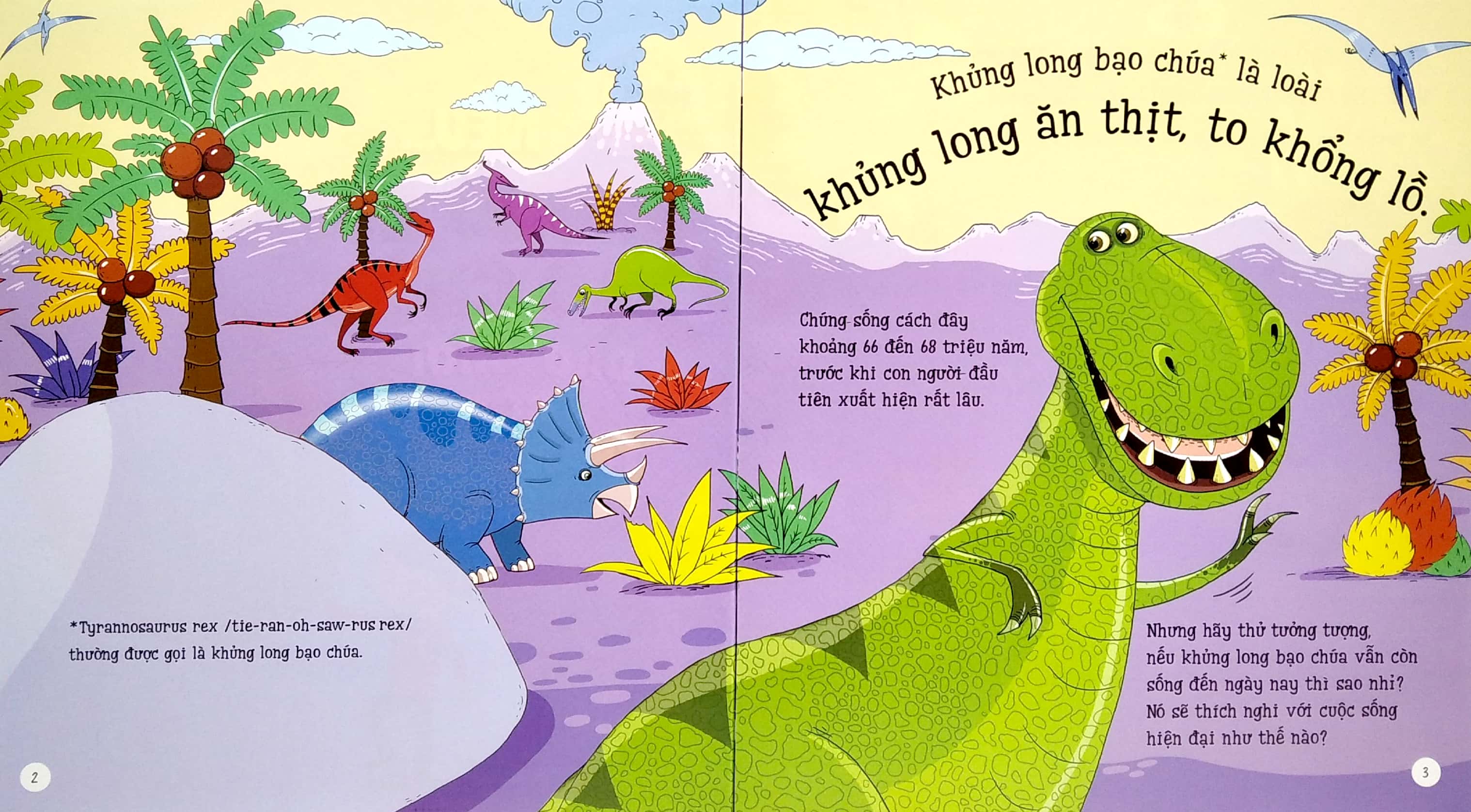 bé thỏa sức tưởng tượng - nếu...khủng long bạo chúa dạo chơi trong thành phố