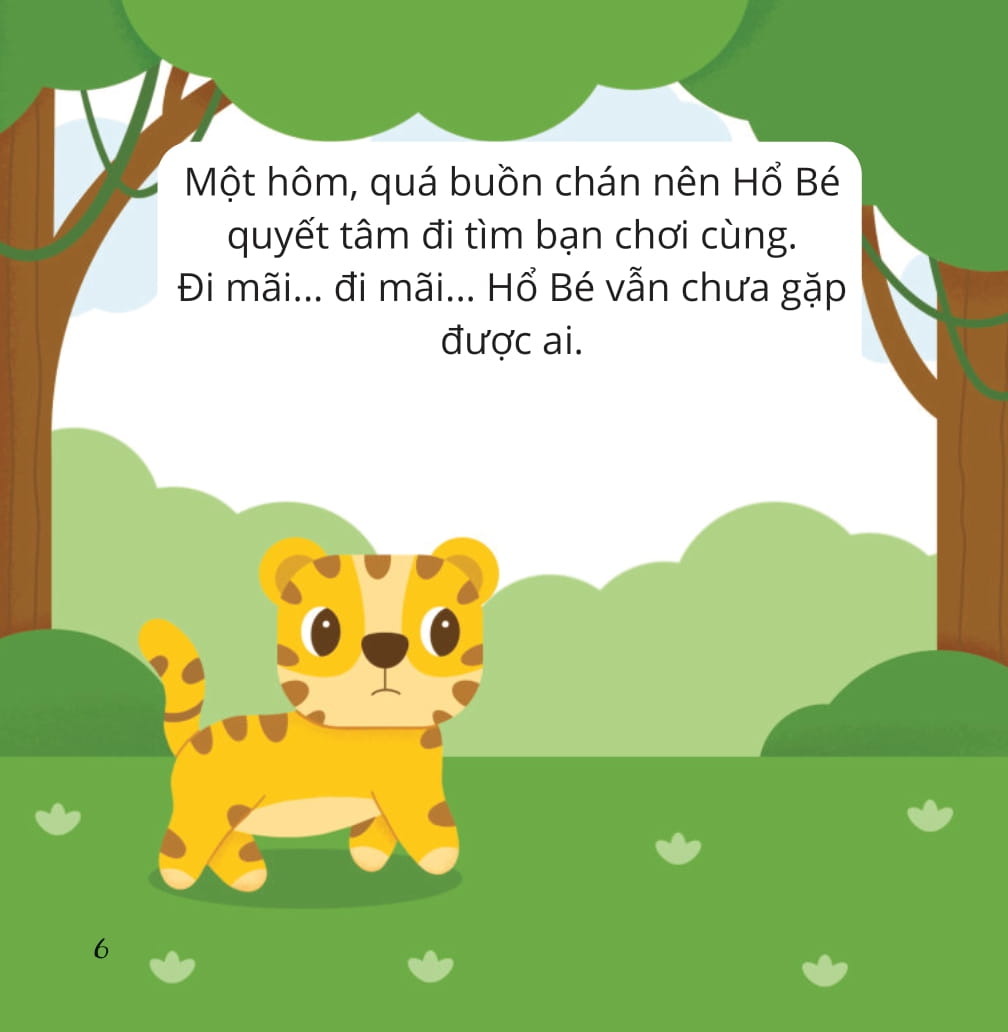 bé thông minh - đoán xem tớ là ai! - hổ bé tìm bạn - bìa cứng