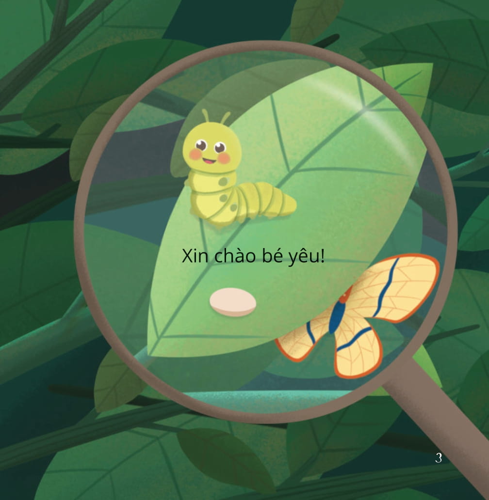 bé thông minh - đóng mở kì diệu - bên dưới chiếc lá - bìa cứng