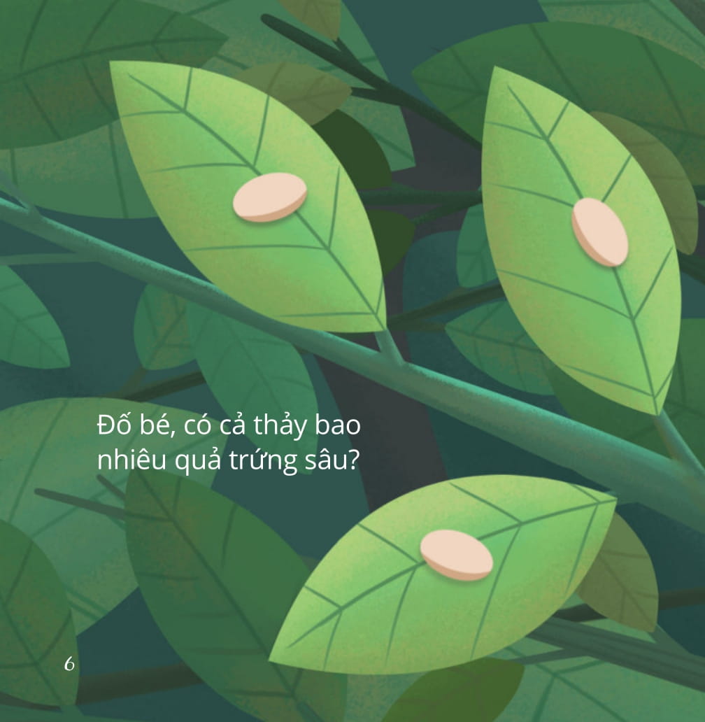 bé thông minh - đóng mở kì diệu - bên dưới chiếc lá - bìa cứng