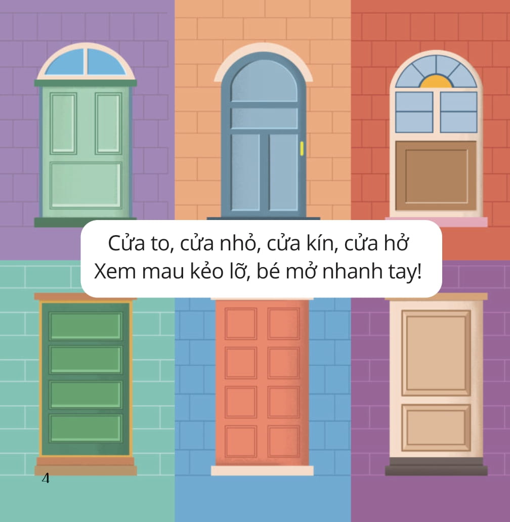 bé thông minh - đóng mở kì diệu - bên kia cánh cửa - bìa cứng