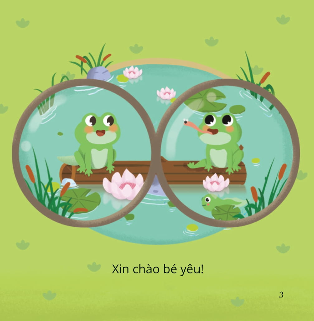 bé thông minh - đóng mở kì diệu - bên trong ao nước - bìa cứng