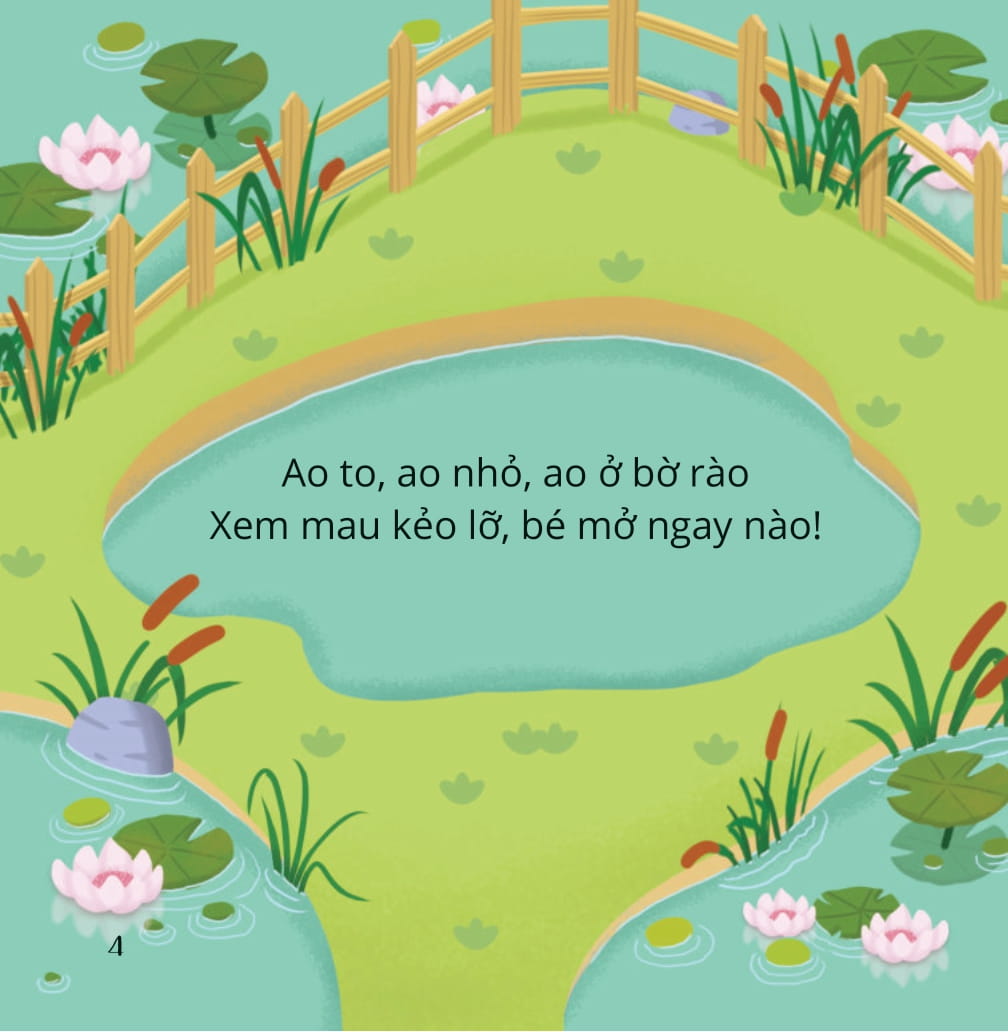 bé thông minh - đóng mở kì diệu - bên trong ao nước - bìa cứng