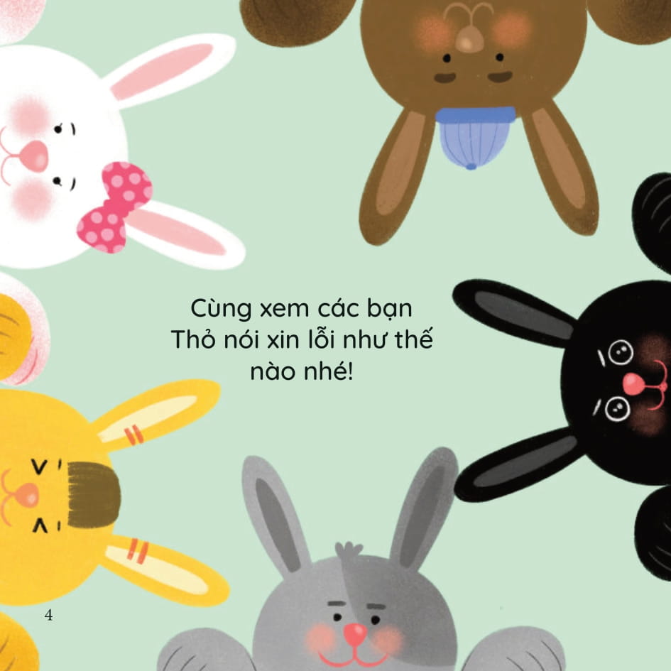 bé thông minh - những tiếng đầu đời - bé nói xin lỗi - bìa cứng