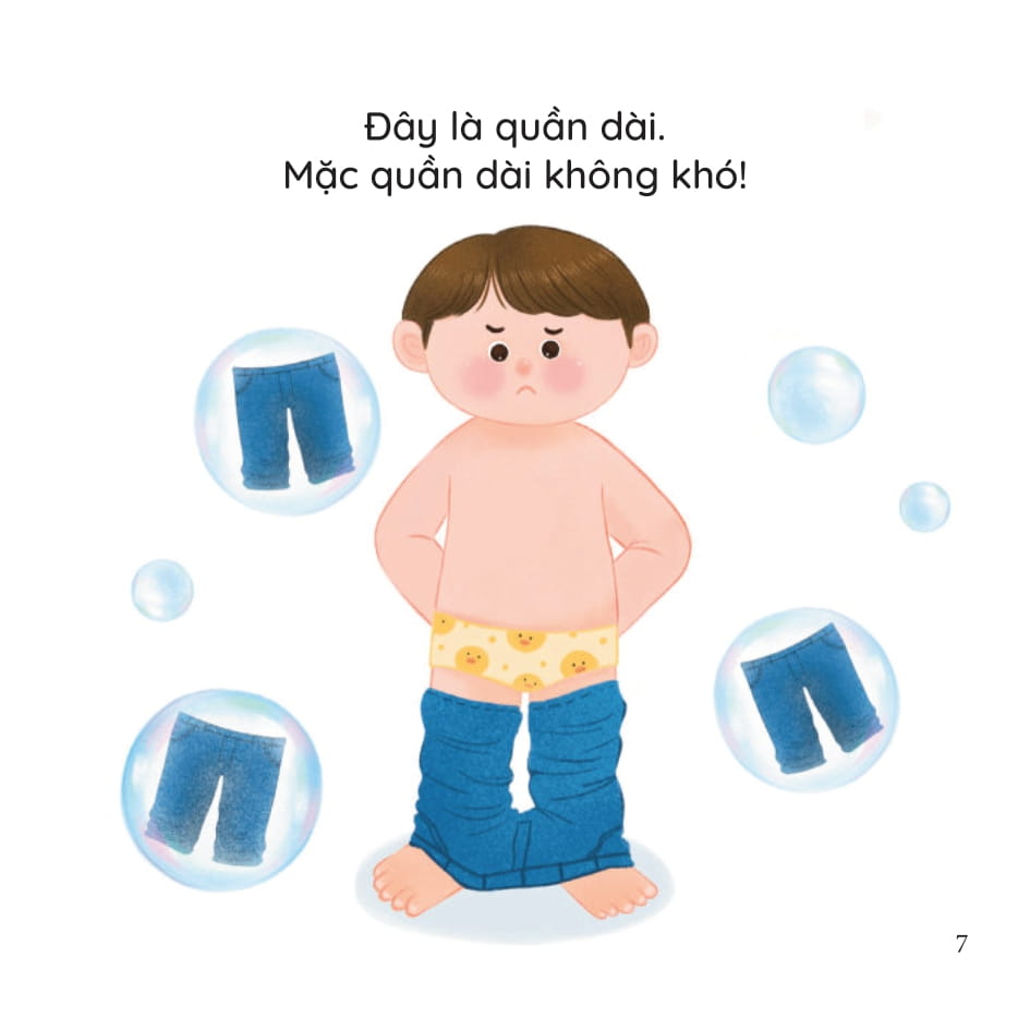 bé thông minh - sinh hoạt hằng ngày - mặc quần áo không khó! - bìa cứng