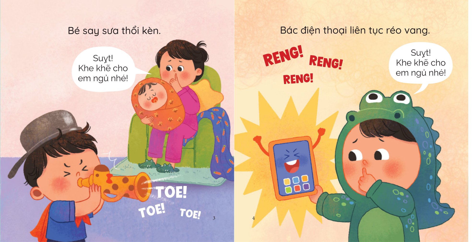 Bé Thông Minh - Thanh Âm Cuộc Sống - Khe Khẽ Nào! - Bìa Cứng