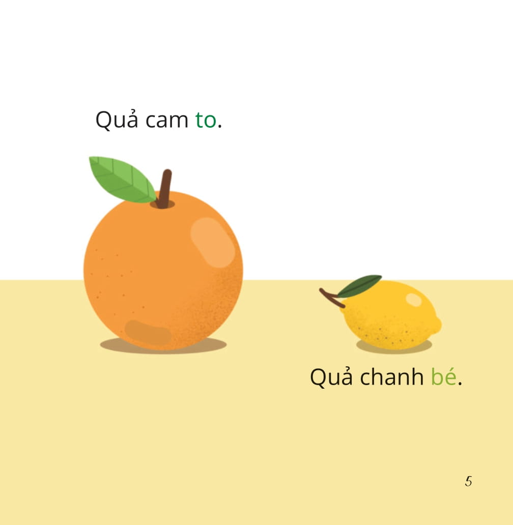 bé thông minh - trổ tài so sánh - to-nhỏ - bìa cứng