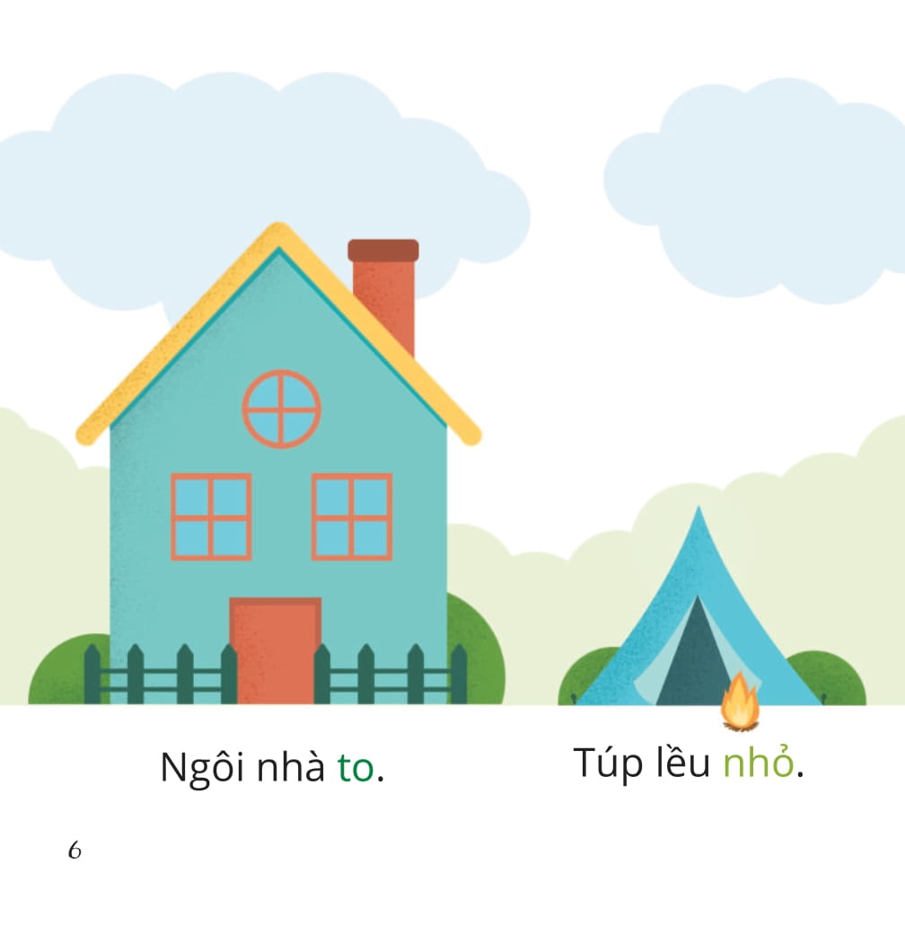 bé thông minh - trổ tài so sánh - to-nhỏ - bìa cứng