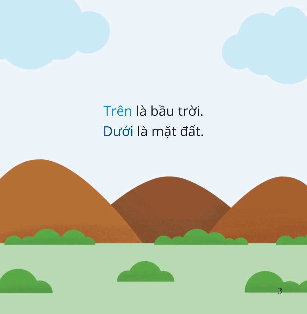 bé thông minh - trổ tài so sánh - trên-dưới - bìa cứng