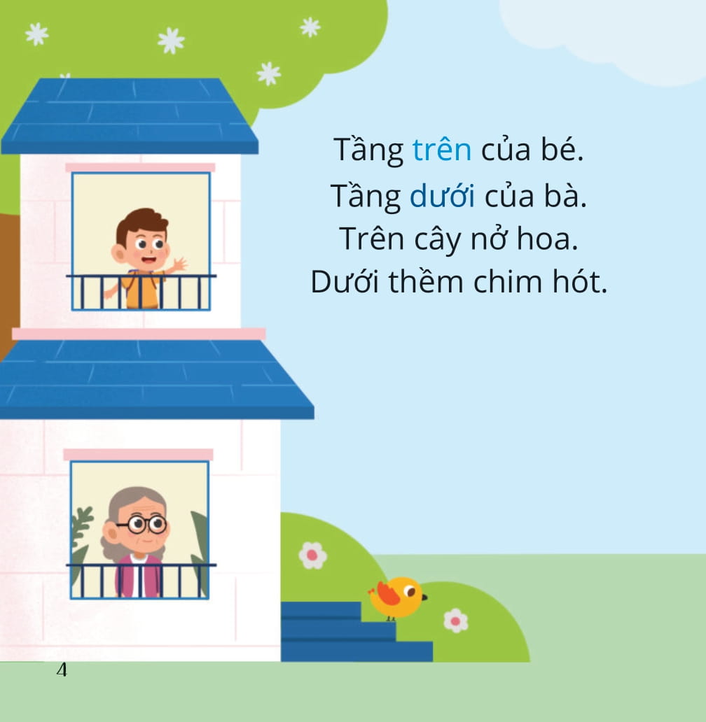 bé thông minh - trổ tài so sánh - trên-dưới - bìa cứng