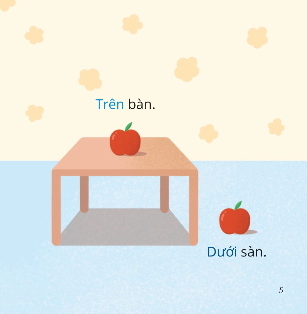 bé thông minh - trổ tài so sánh - trên-dưới - bìa cứng