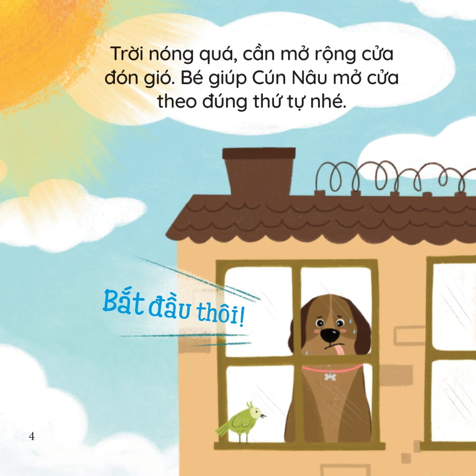 bé thông minh - vui học số đếm - 1, 2, 3 ta cùng mở cửa! - bìa cứng