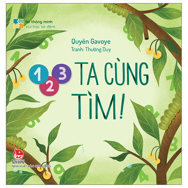 bé thông minh - vui học số đếm - 1, 2, 3 ta cùng tìm! - bìa cứng