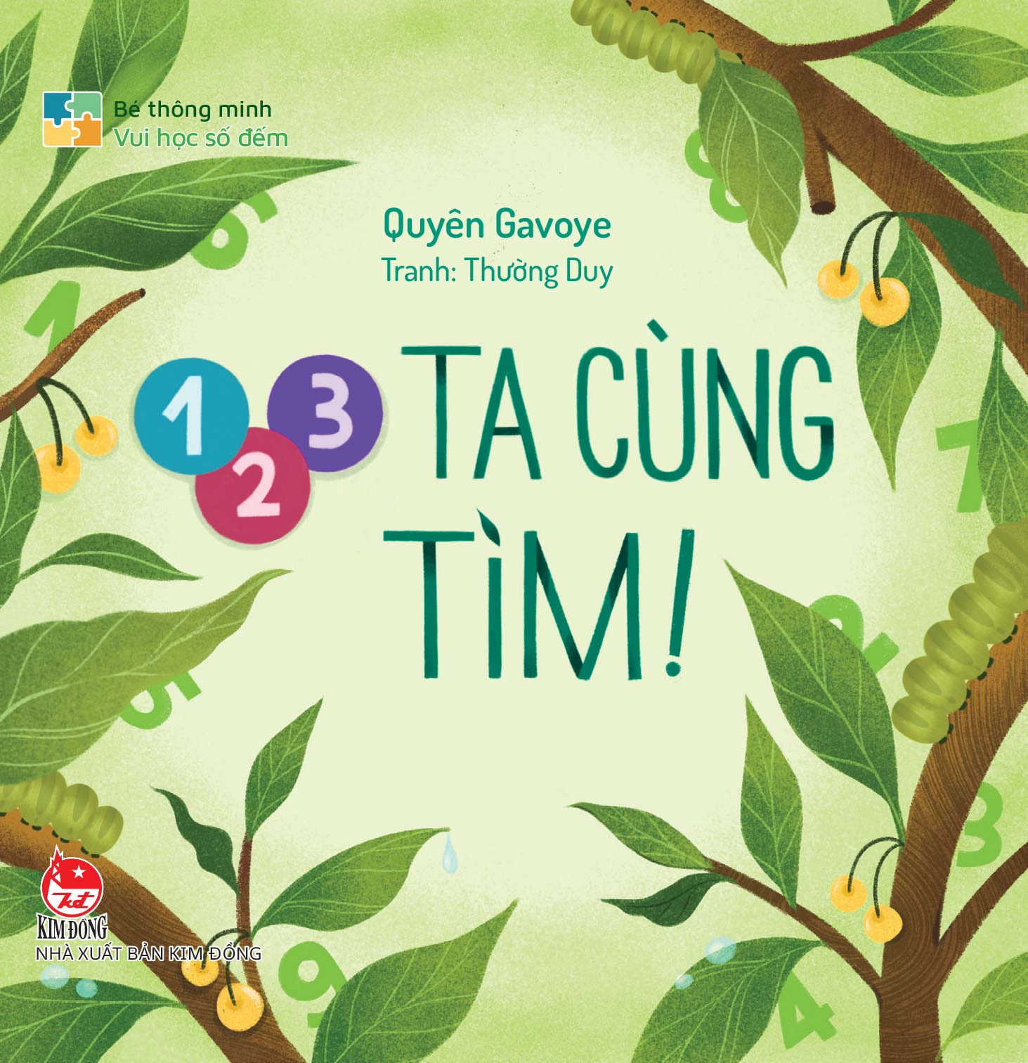 bé thông minh - vui học số đếm - 1, 2, 3 ta cùng tìm! - bìa cứng